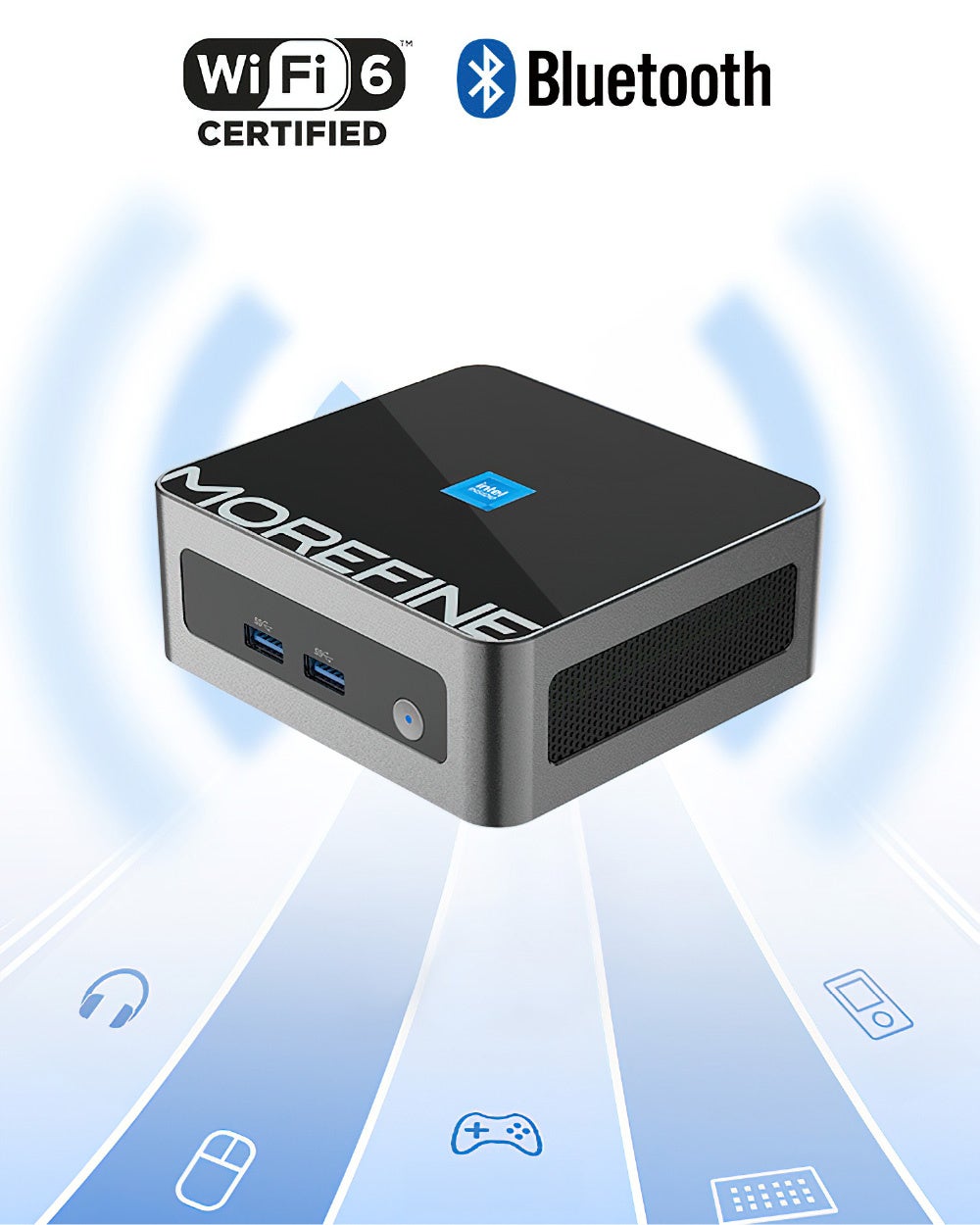 ミニPC Windows11 4K出力対応 WiFi Bluetooth内蔵（ミニPC