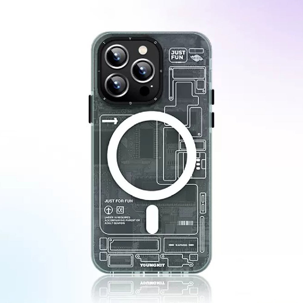 独自のショックアブソーバー構造でiPhoneを衝撃から守る