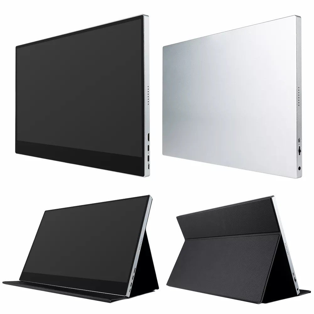 【未開封、新品】ポータブルモニター 鮮やか4K対応＆タッチ操作！縦横表示も自在、極薄ポータブルモニター