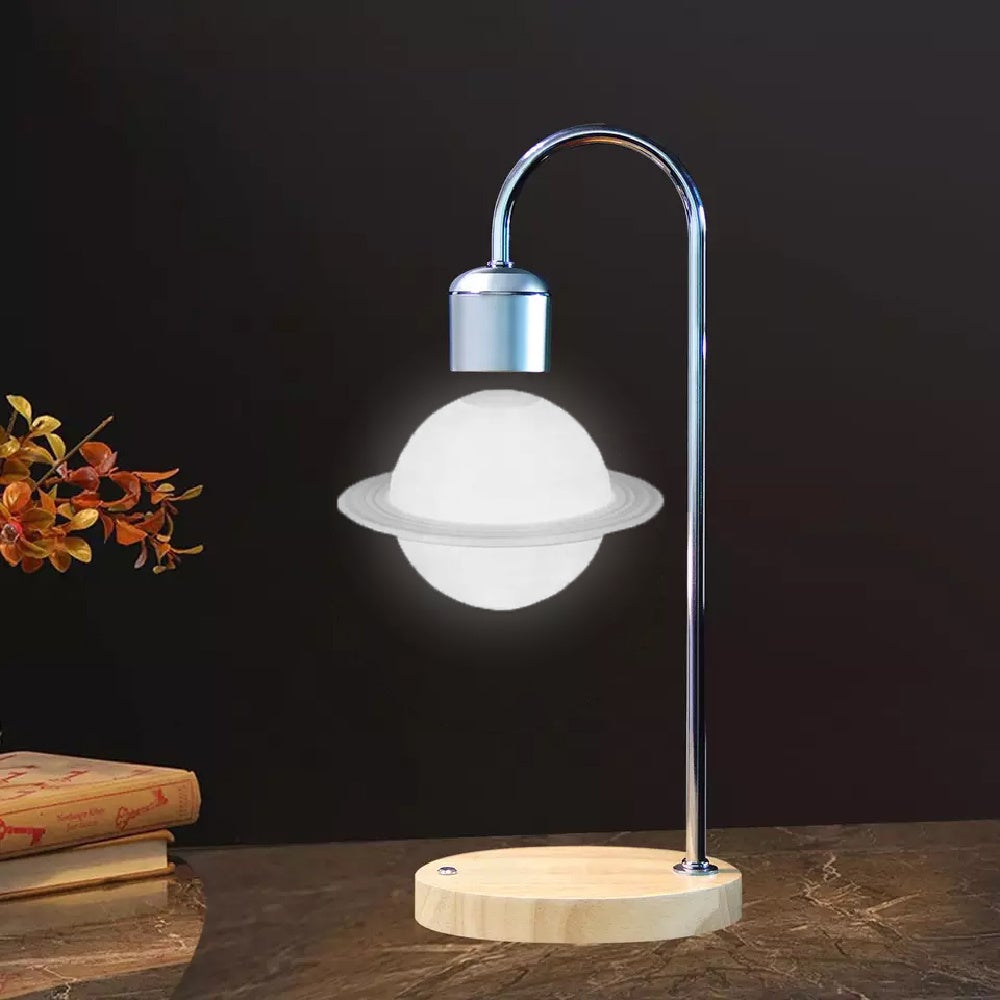 期間限定・先着60名様】【90％OFF】土星が空中に浮かぶテーブルランプ