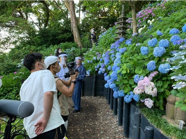 第1回 長谷寺オンラインツアーの様子