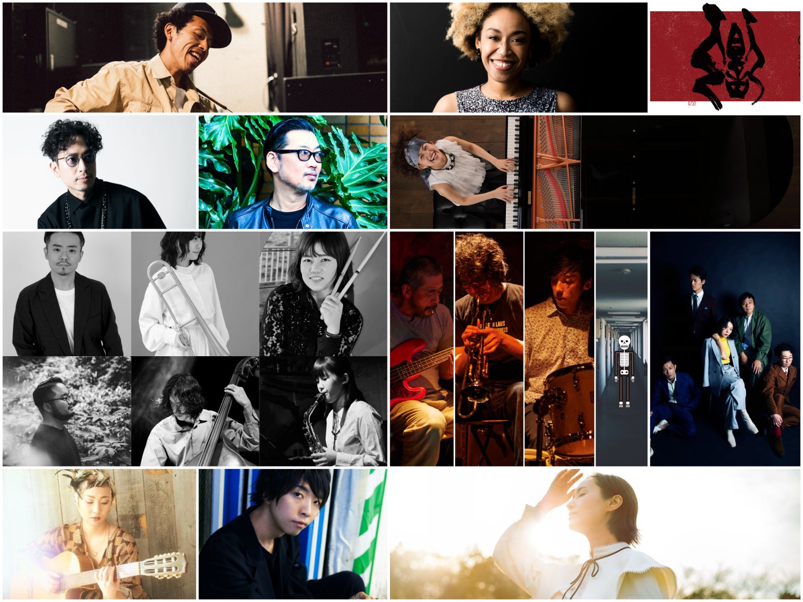 出演アーティストは第一弾〜第三弾まで発表！多彩な顔ぶれが並ぶ