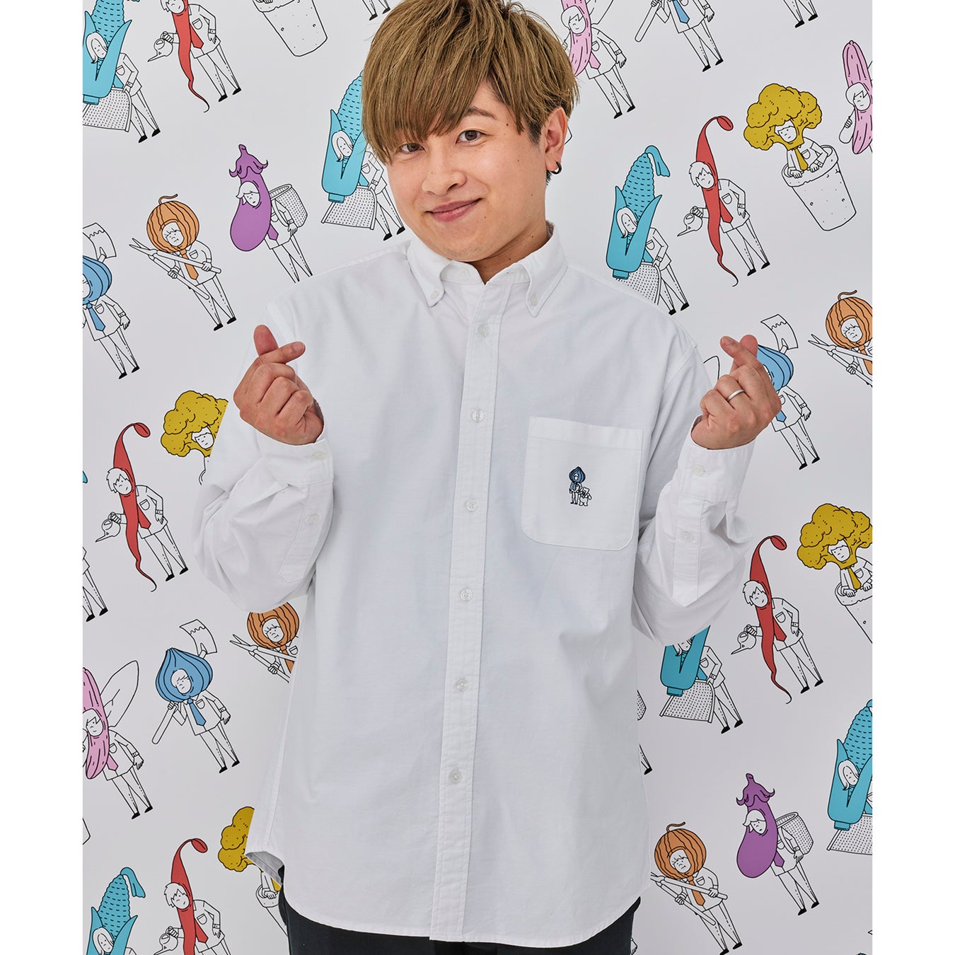 シャツ ブルーM/だいちぃ