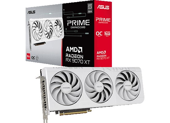 ASUSから、Radeon RX 9070 XT ホワイトカラートリプルファン搭載 ASUSから、Radeon RX 9070 XT ホワイトカラートリプルファン搭載