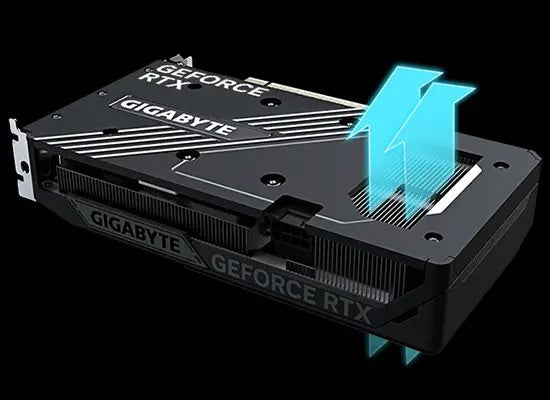 CFD販売、GIGABYTE製のコンパクト設計なGeForce RTX 5080/5060グラフィックボード2製品を発売|GV-N5060WF2MAX-OCV2-8GDの主な特徴とスペック(10枚目)