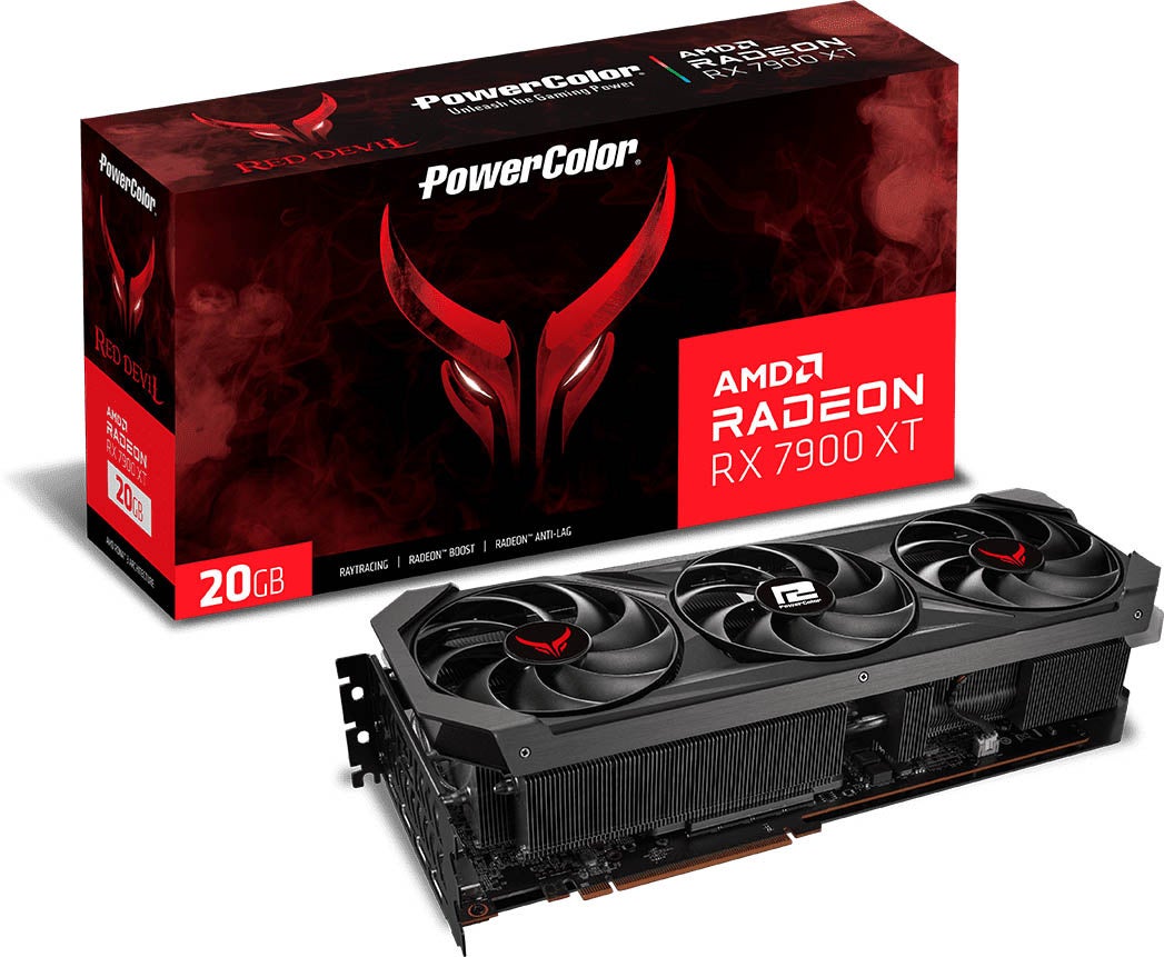 PowerColor製 Radeon RX 7900 XT、Radeon RX 7900 XTX 搭載