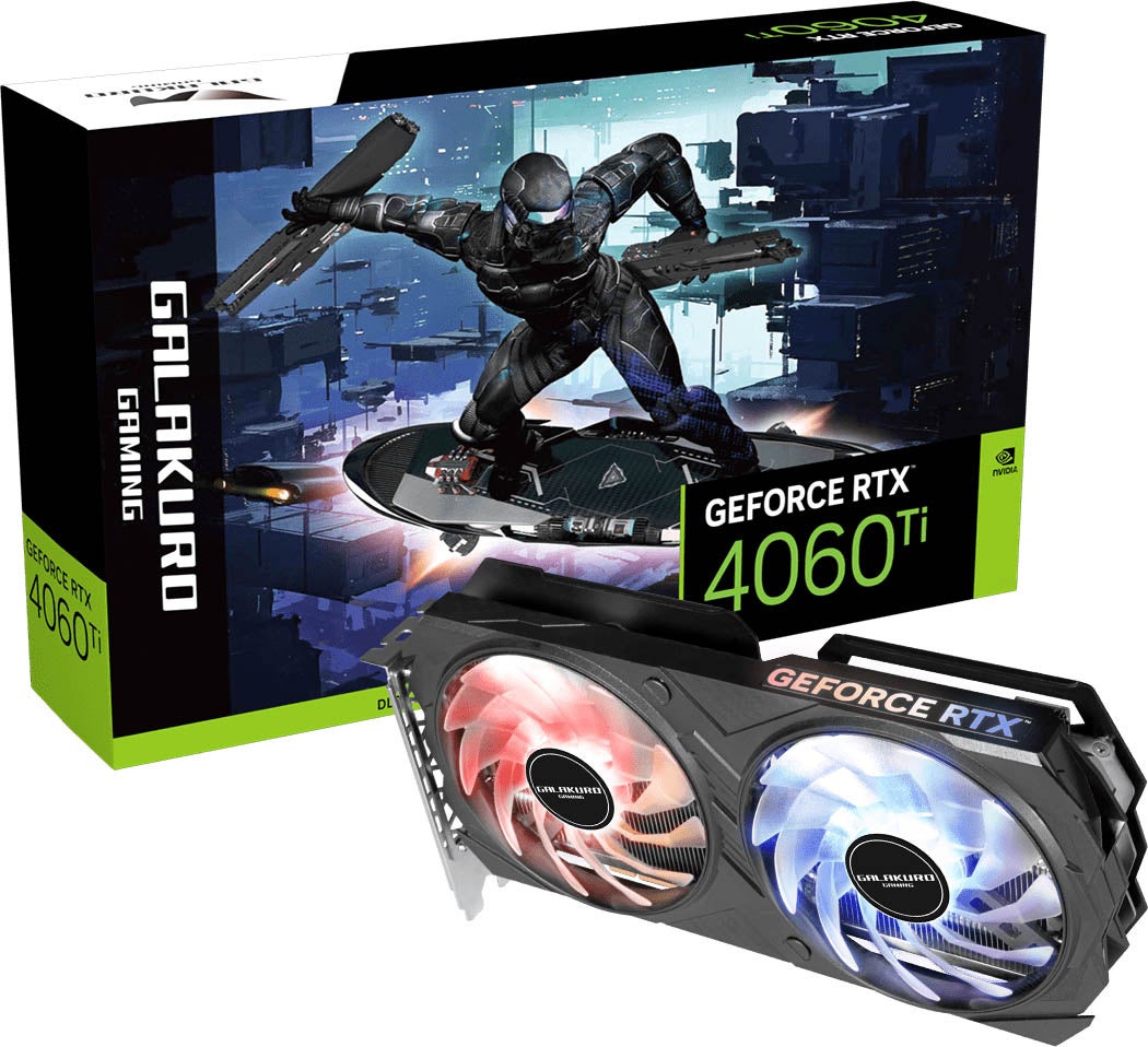 GALAKURO GAMINGからRTX 4060 Ti グラフィックボードが発売!16GB VRAM搭載&3年保証付き GALAKURO GAMINGからRTX 4060 Ti グラフィックボードが発売!16GB VRAM搭載&3年保証付き