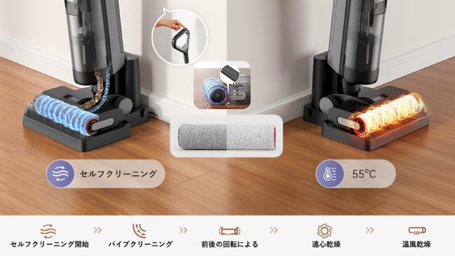 1台であらゆる掃除を簡単に!Dreame H12 Dual 4wayコードレス水 1台であらゆる掃除を簡単に!Dreame H12 Dual 4wayコードレス水