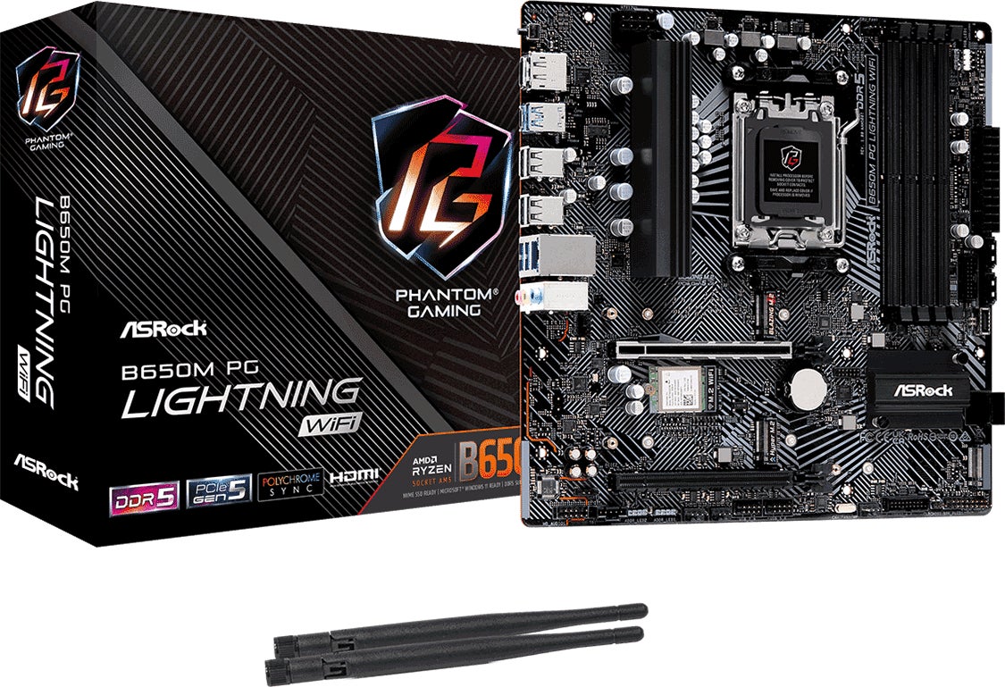 ASRock】AMD B650チップセットのMicro ATX Wi-Fiモジュール付属 ASRock】AMD B650チップセットのMicro ATX Wi-Fiモジュール付属