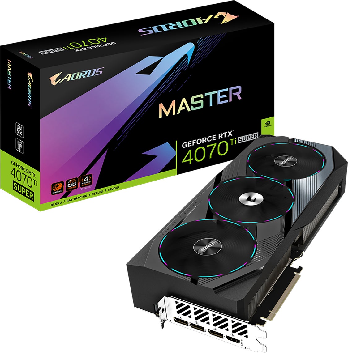 グラフィックボード・グラボ・ビデオカード GIGABYTE GEFORCE RTX 4070 Ti SUPER GIGABYTE】GeForce RTX 4070 Ti Super グラフィックボードを4