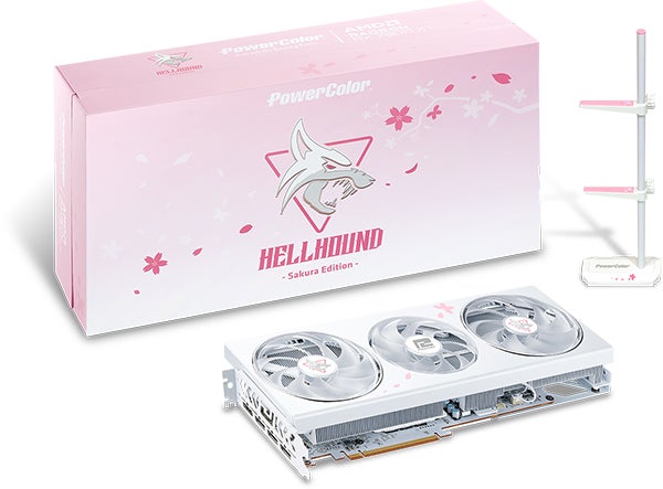 PowerColorから、Radeon RX 7800 XT 限定カラーのトリプルファン搭載 PowerColorから、Radeon RX 7800 XT 限定カラーのトリプルファン搭載