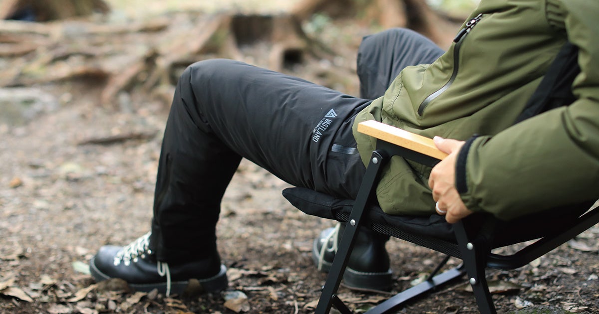 アウトドアダウンパンツ 650フィルパワー