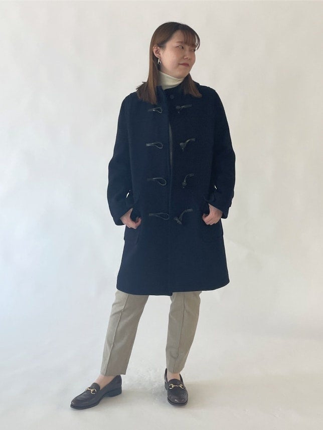 定価10万以上 DEVEAUX NEW YORK 紺 コート ユニセックス ダイドーフォワード、NYオンラインにて「着丈の参考に！アウター