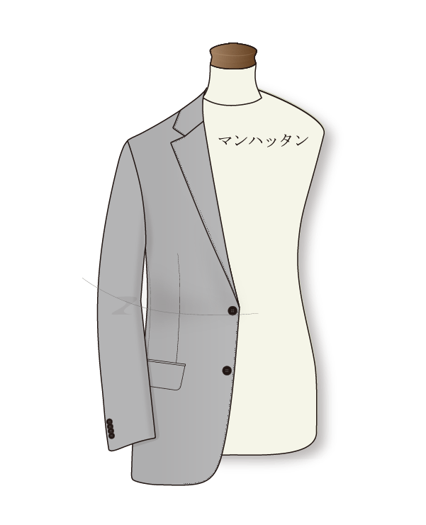 ニューヨーカー　13号　スーツ 45日間生地を熟成させた新素材スーツ「エイジング クロス