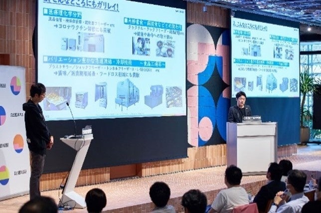 写真2：1周年イベントでのピッチの模様