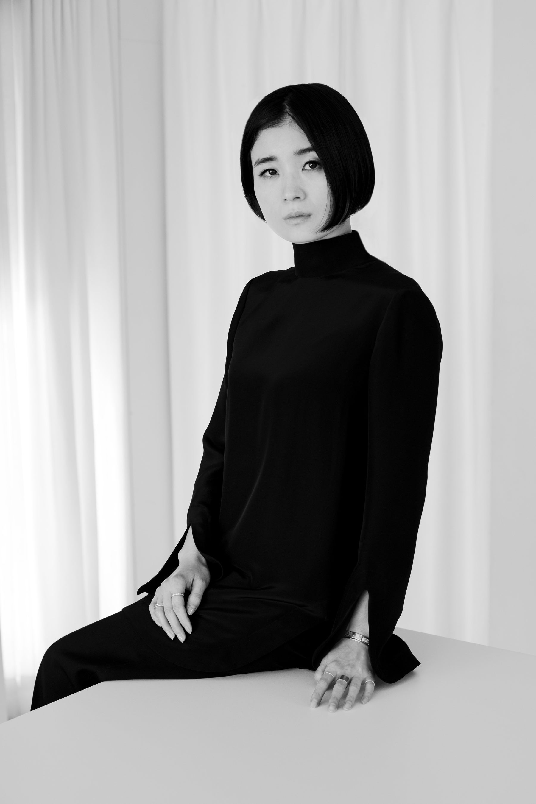 2023年の毎日ファッション大賞を受賞した黒河内真衣子さん&nbsp; 　　　　　　　photo＝Yuichiro Noda