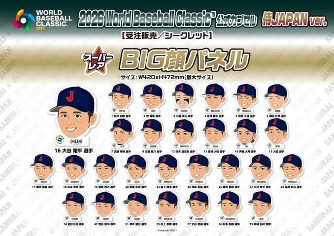2026 WORLD BASEBALL CLASSIC™公式カプセル「侍JAPAN ver.」が登場 2026 WORLD BASEBALL CLASSIC™公式カプセル「侍JAPAN ver.」が登場