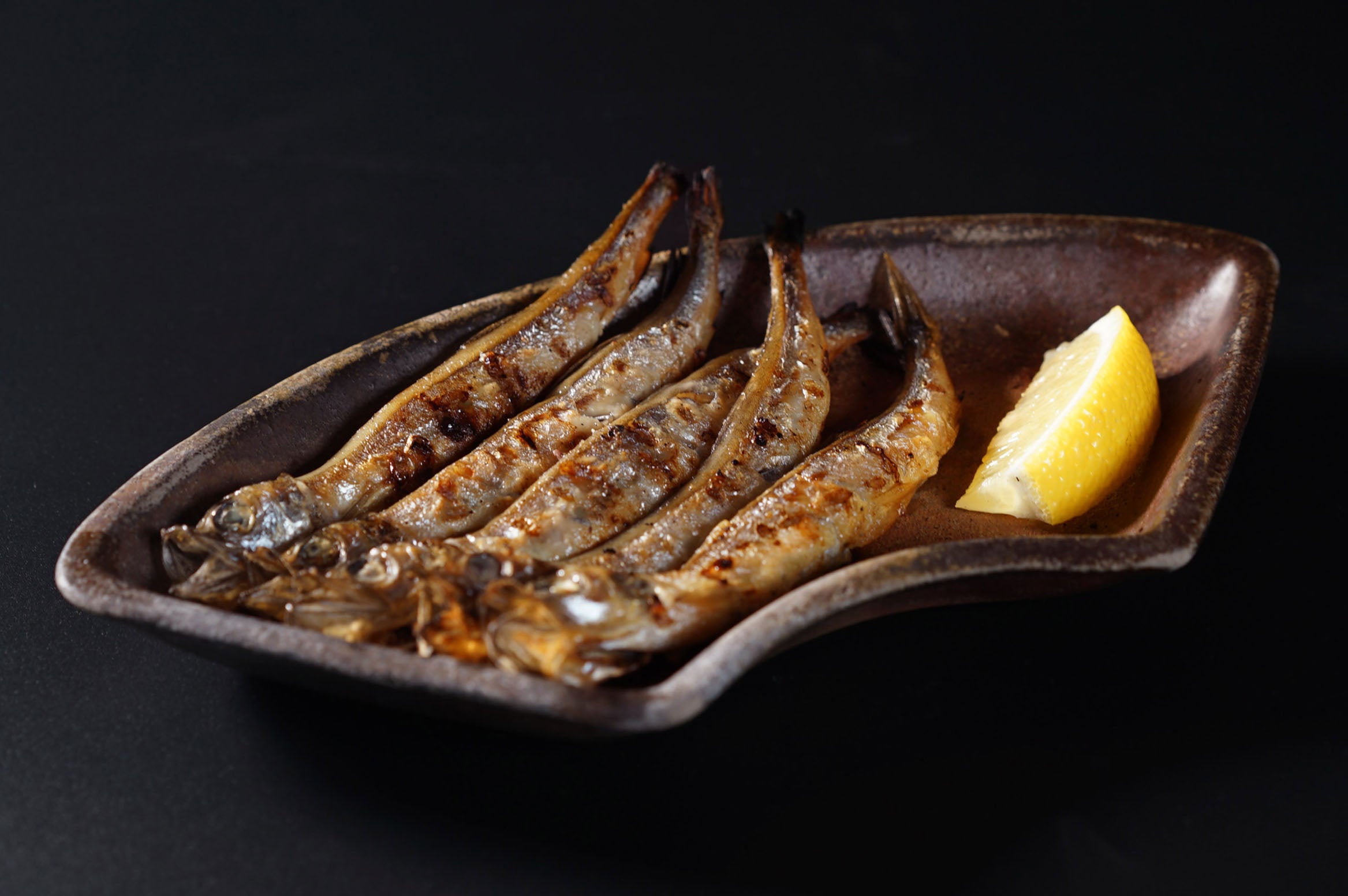 ししゃも炭火炙り