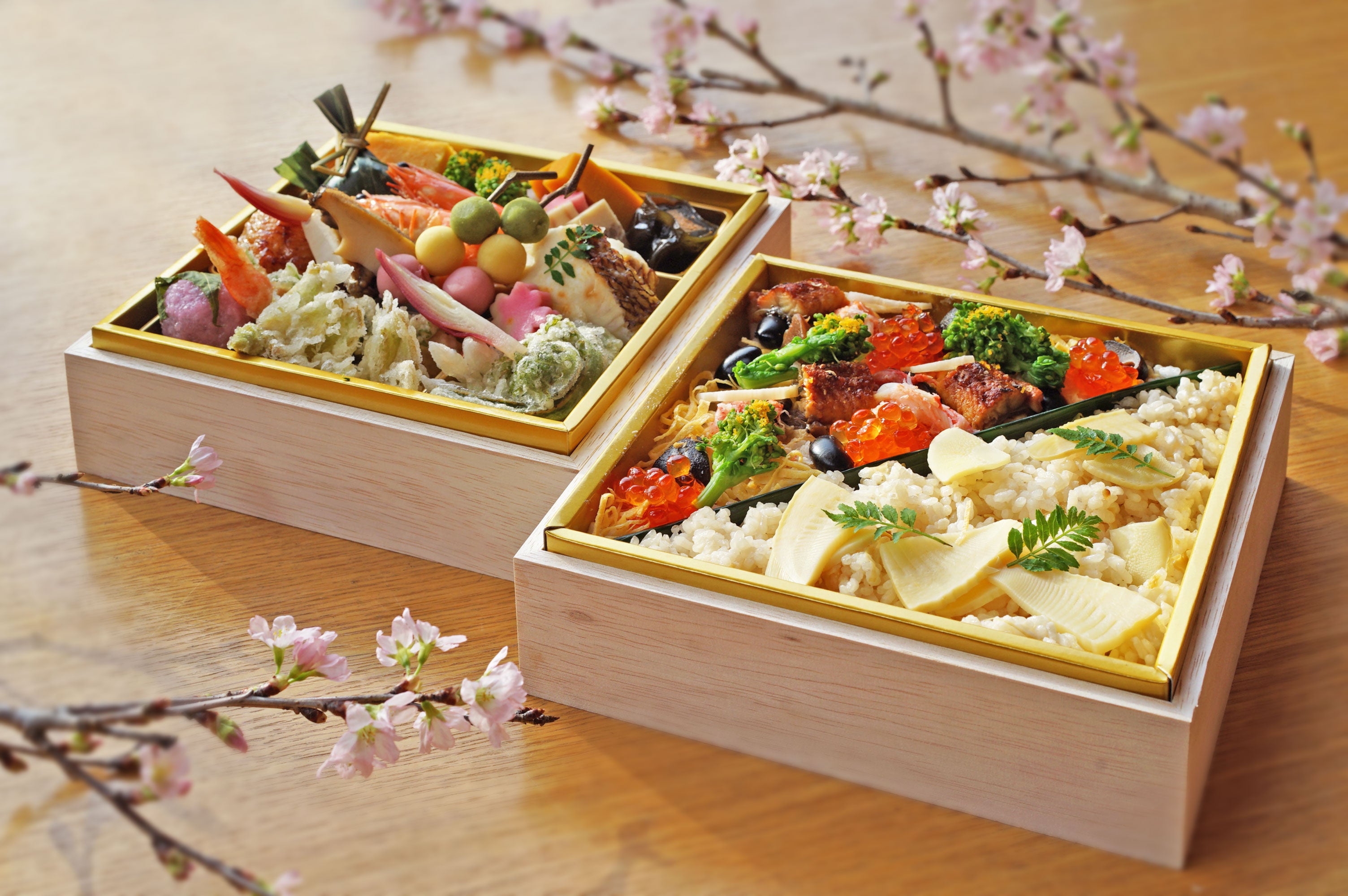 日本料理 四季彩「春のお花見弁当」2種 3/1より発売 | ソラーレ