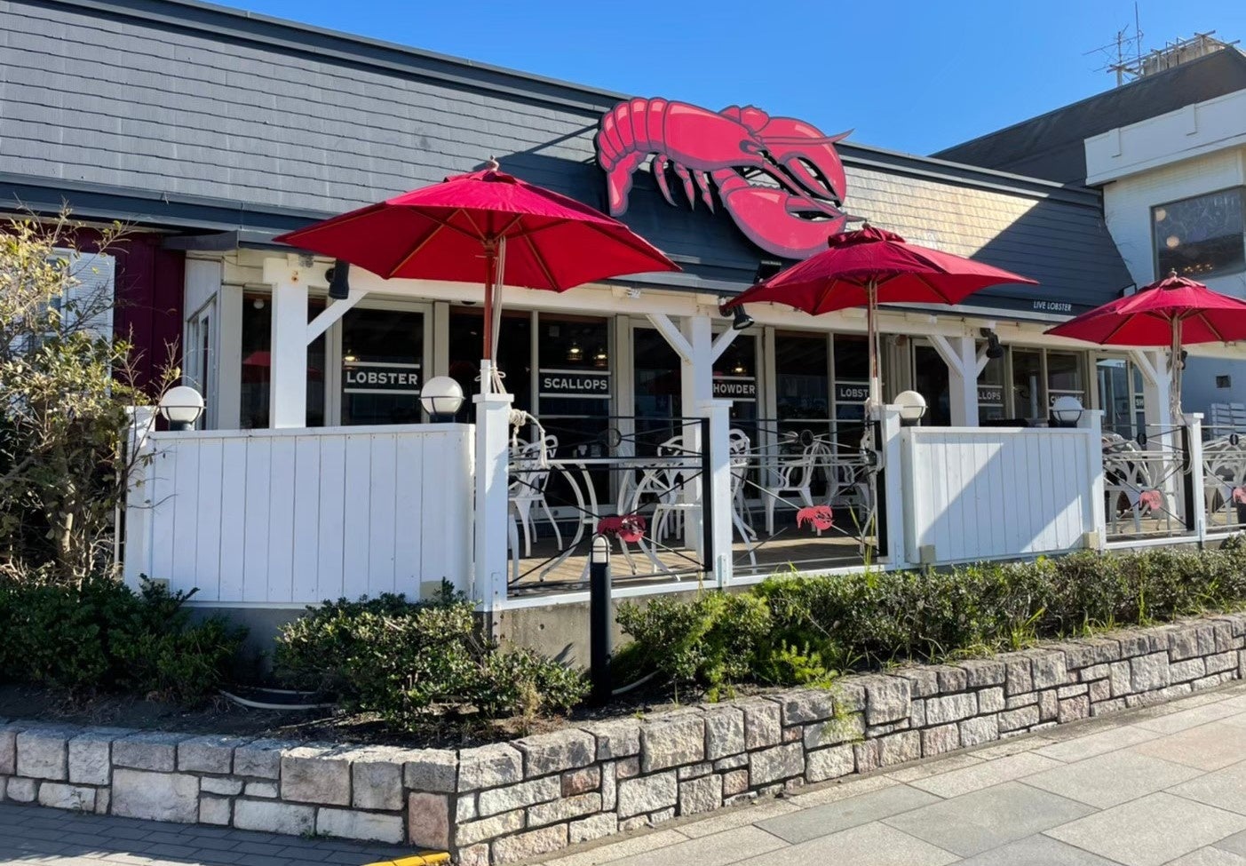 レッドロブスター江ノ島店　テラス席