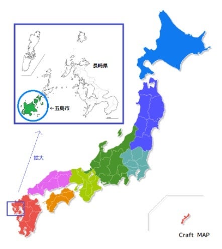 五島市位置図