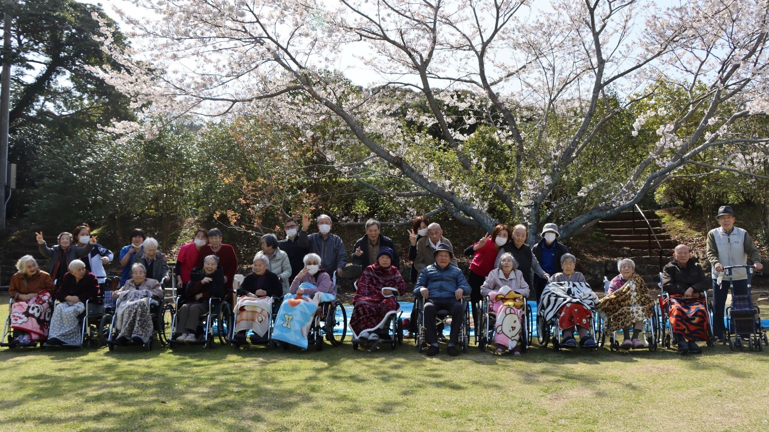 島の各地に咲く四季折々の花。お花見も楽しいイベントの一つです。