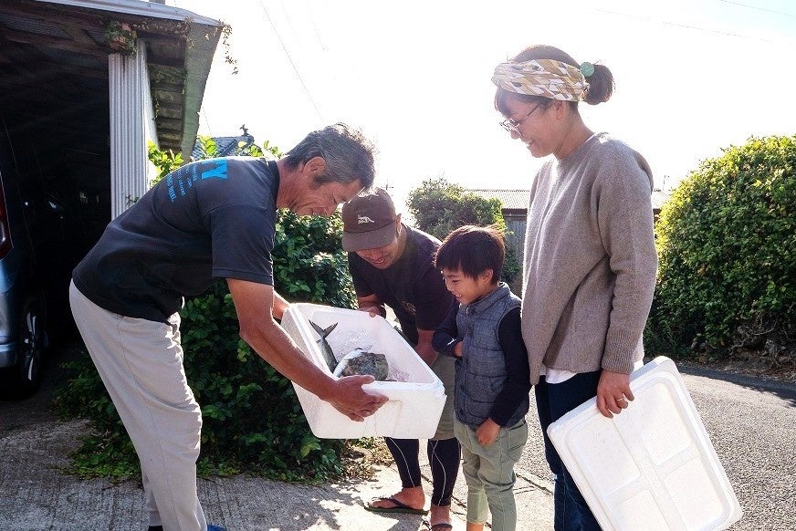 新鮮な魚や野菜が身近にある暮らし