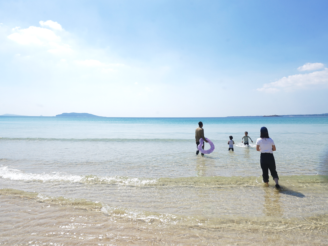 家族で楽しめる海が身近に