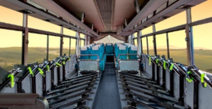 サイクルカーゴ車内(イメージ)