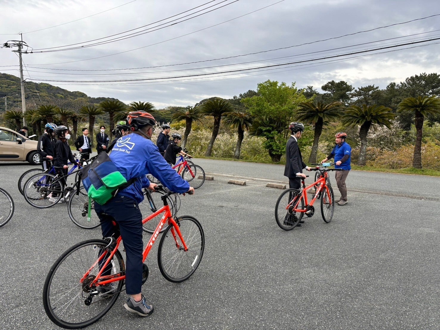 ガイドによる乗り方のレクチャー