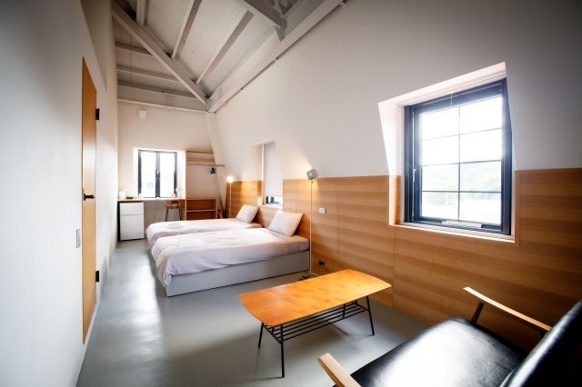 「伝泊 奄美 ホテル」内観