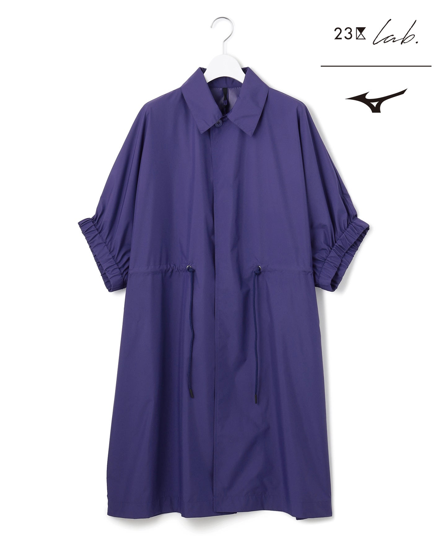 【23区 lab. MIZUNOコラボ】撥水防風 ステンカラー コート