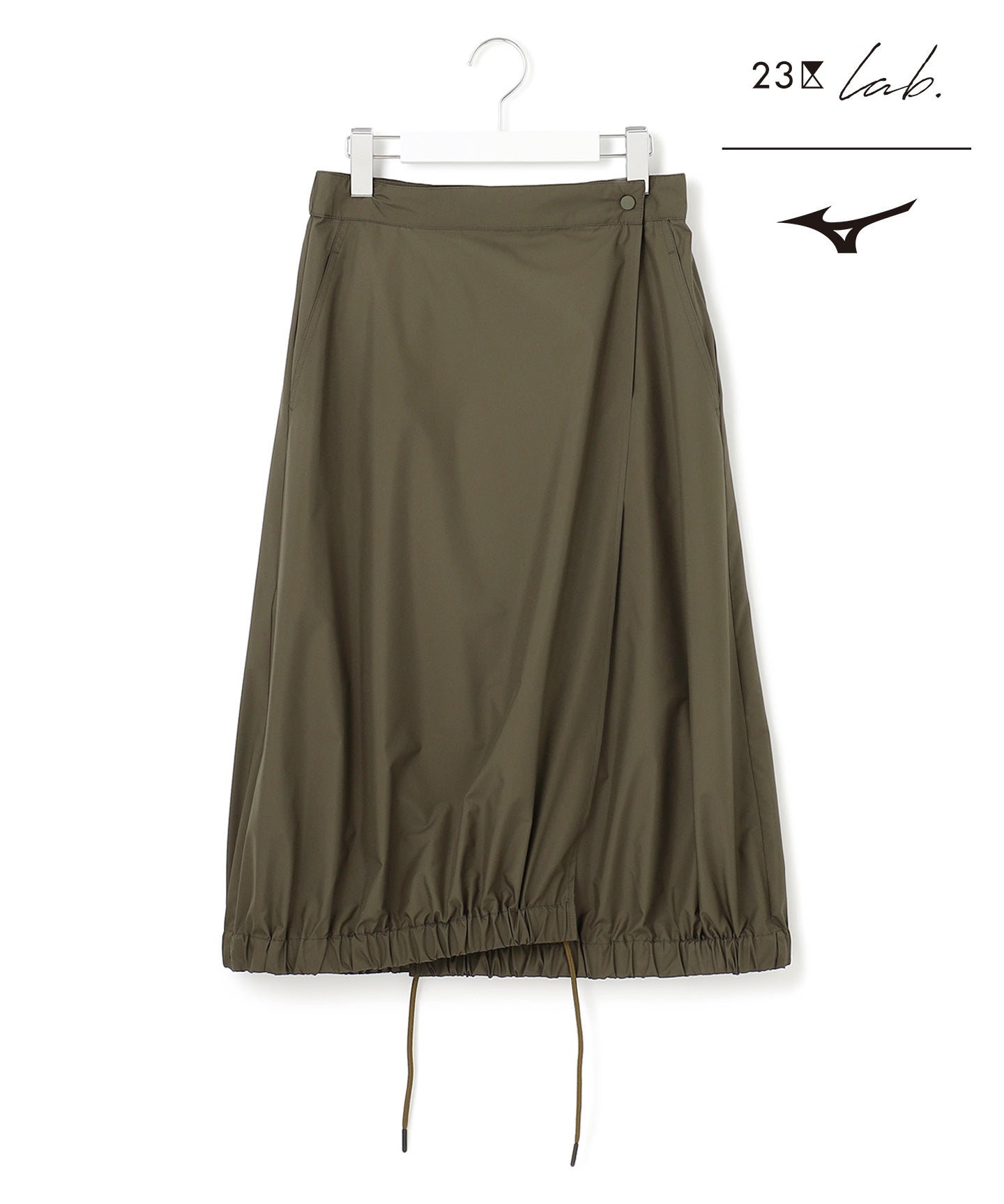 【23区 lab. MIZUNOコラボ】撥水防風 ラップ スカート