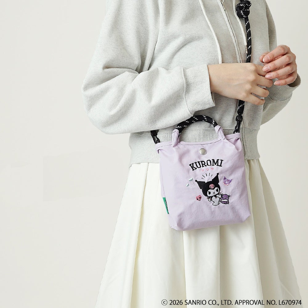 【クロミ】WEB限定で予約販売スタート!繊細な刺繍が映える、大人かわいいミニショルダーバッグ。