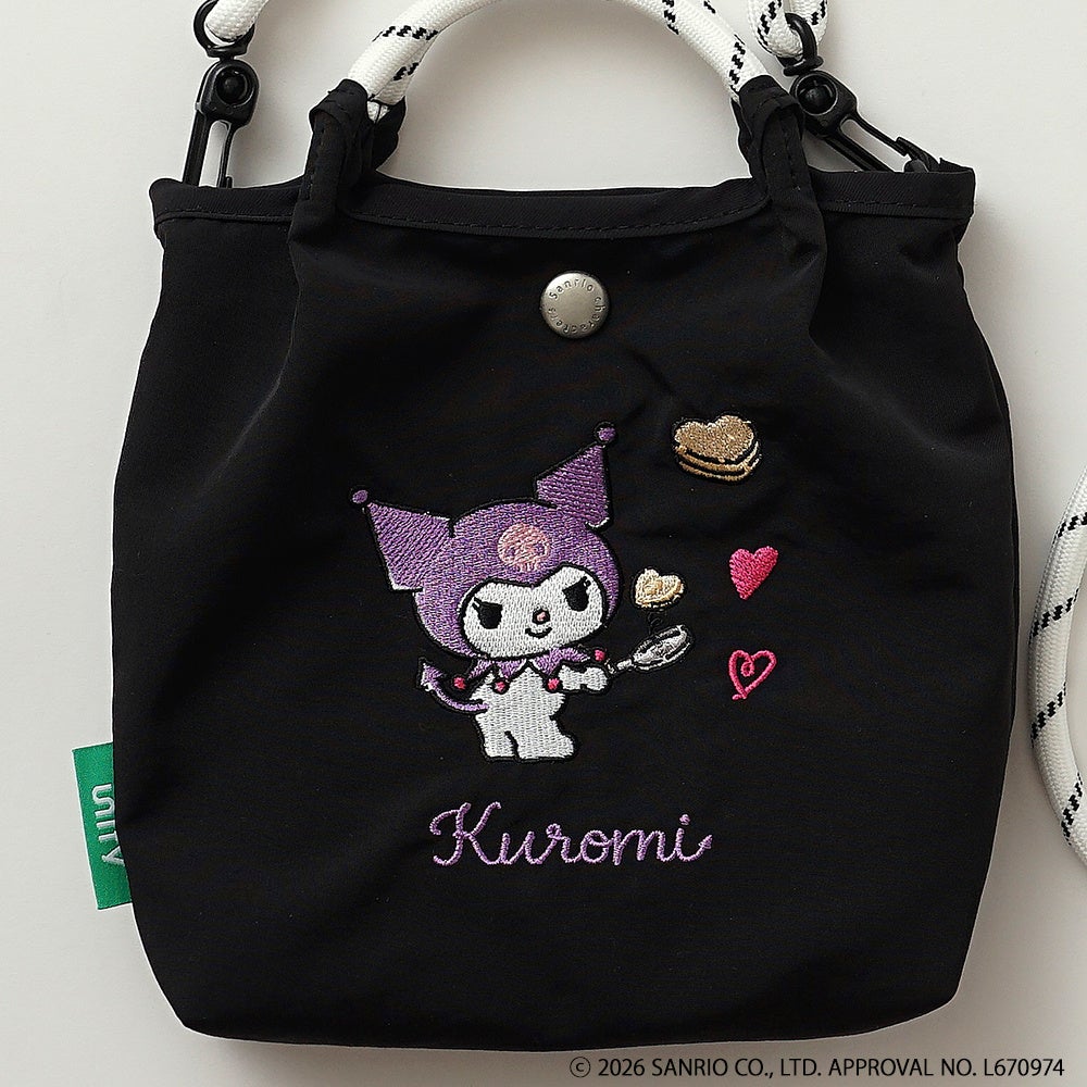 【クロミ】WEB限定で予約販売スタート!繊細な刺繍が映える、大人かわいいミニショルダーバッグ。