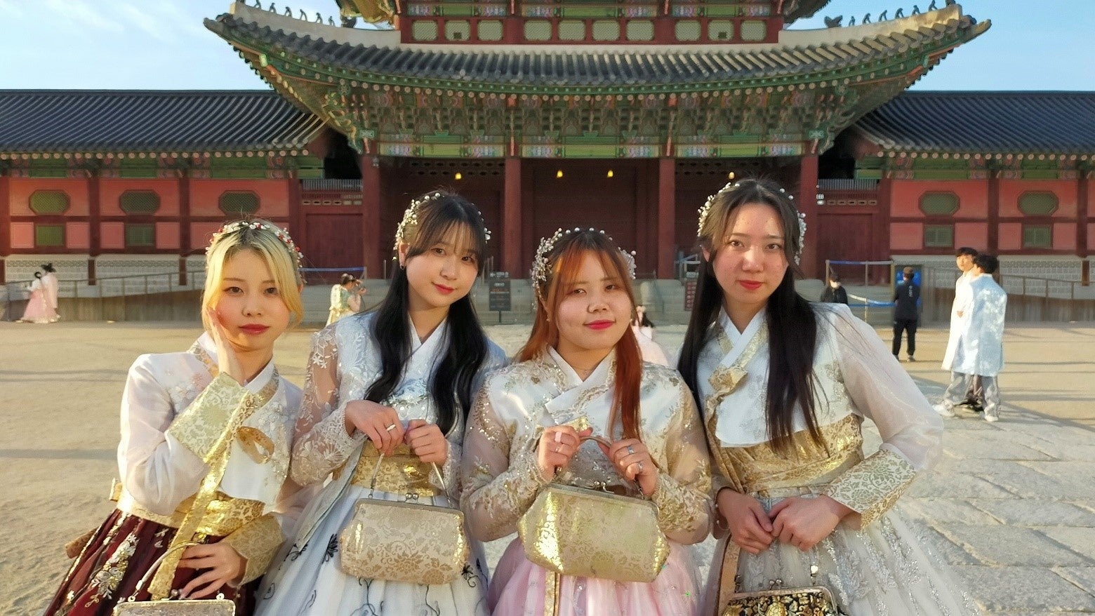 韓服を着て京福宮へ