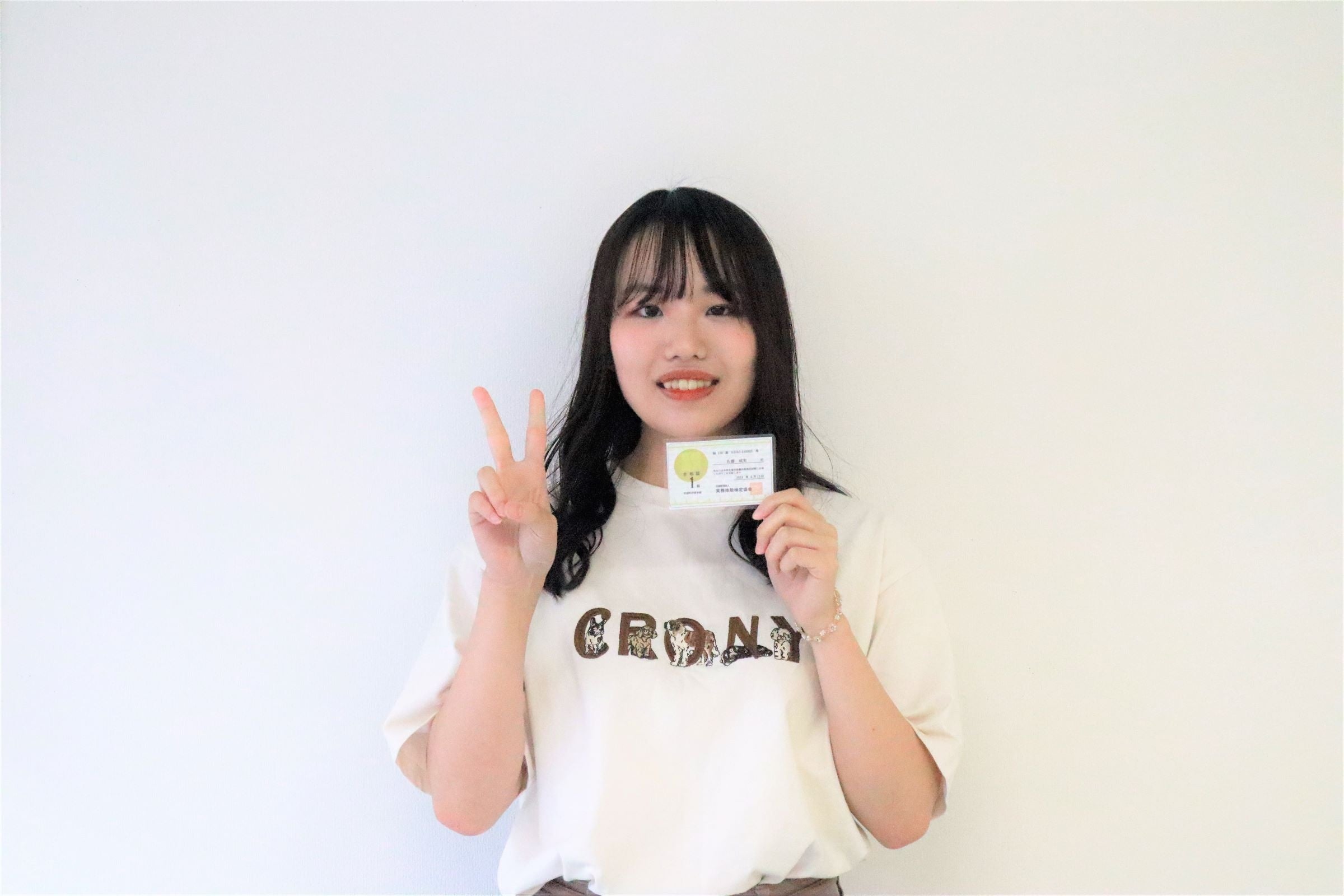 ビジネス秘書・事務学科２年　佐藤 成実