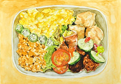 入選 タイトル「今日の楽しみ」