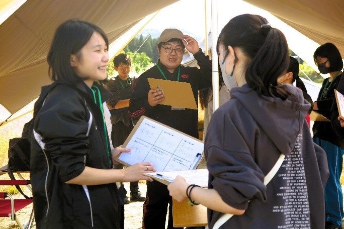 小グループでの自己紹介の様子