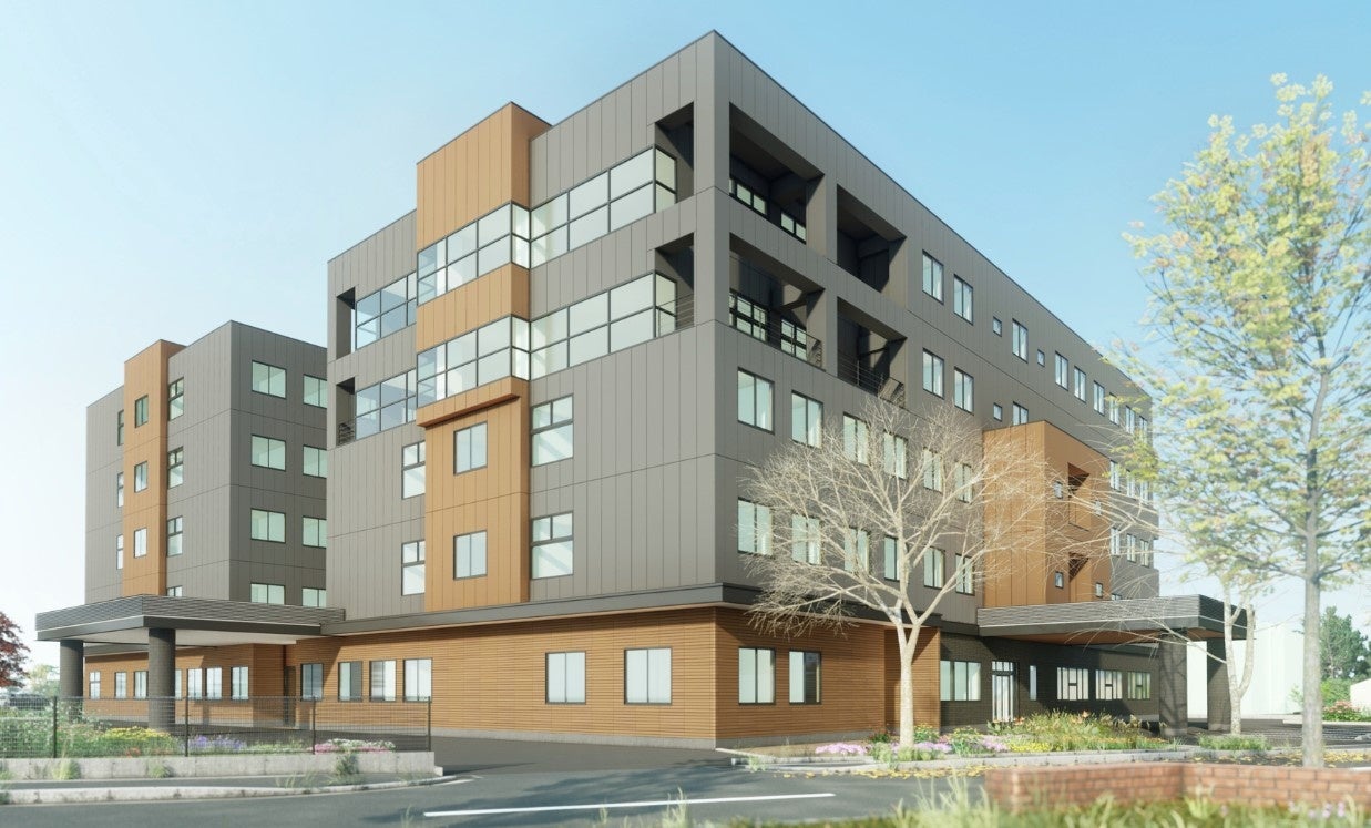 「特別養護老人ホーム大山愛宕の園」「養護老人ホーム松鶴荘」 ※外観イメージ