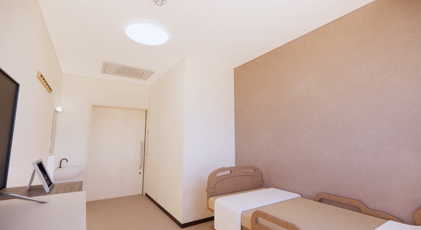 「特別養護老人ホーム大山愛宕の園」「養護老人ホーム松鶴荘」 ※居室イメージ