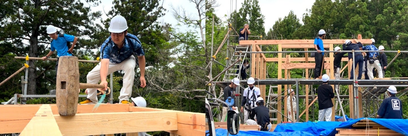 ■建て方の様子