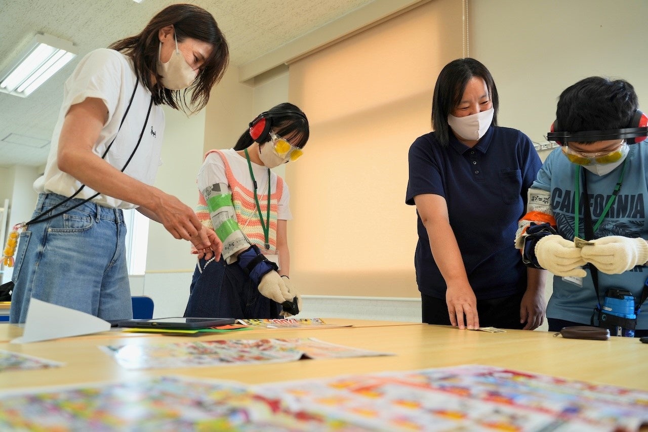 介護福祉士体験イベントの様子