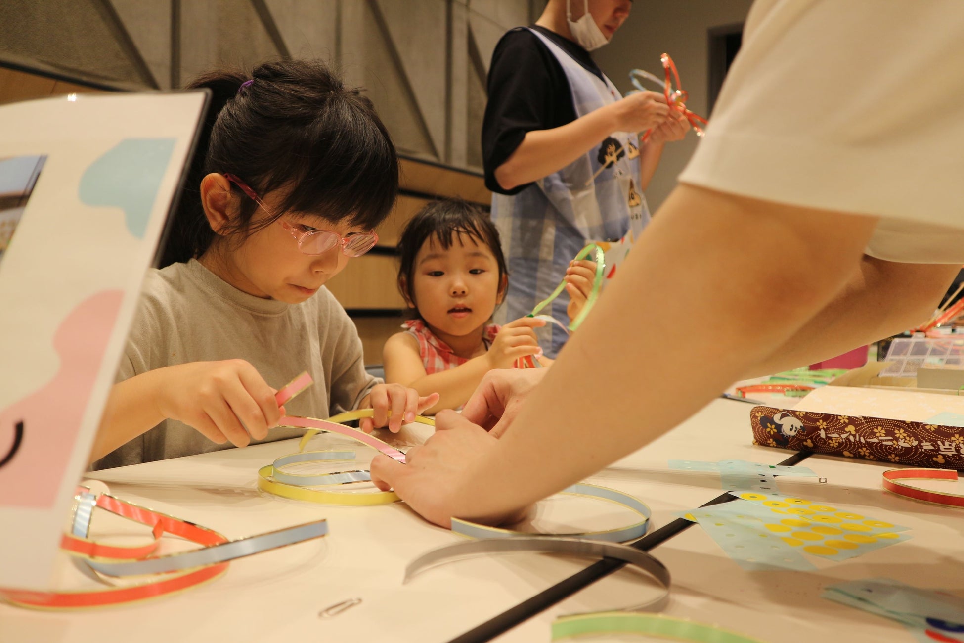 保育福祉イベントへ参加する子供たちの様子