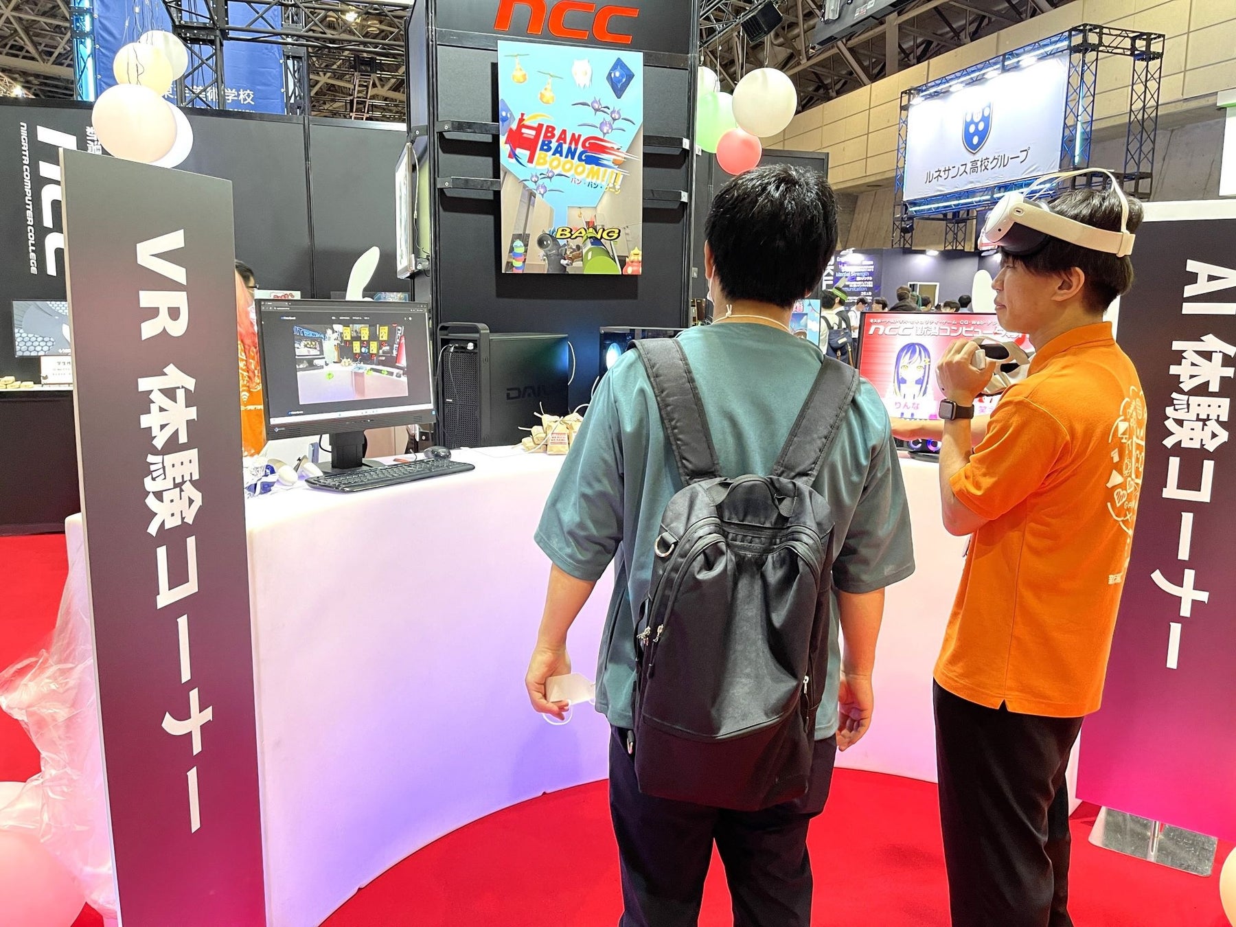 東京ゲームショウ2024年のNCCブースの様子