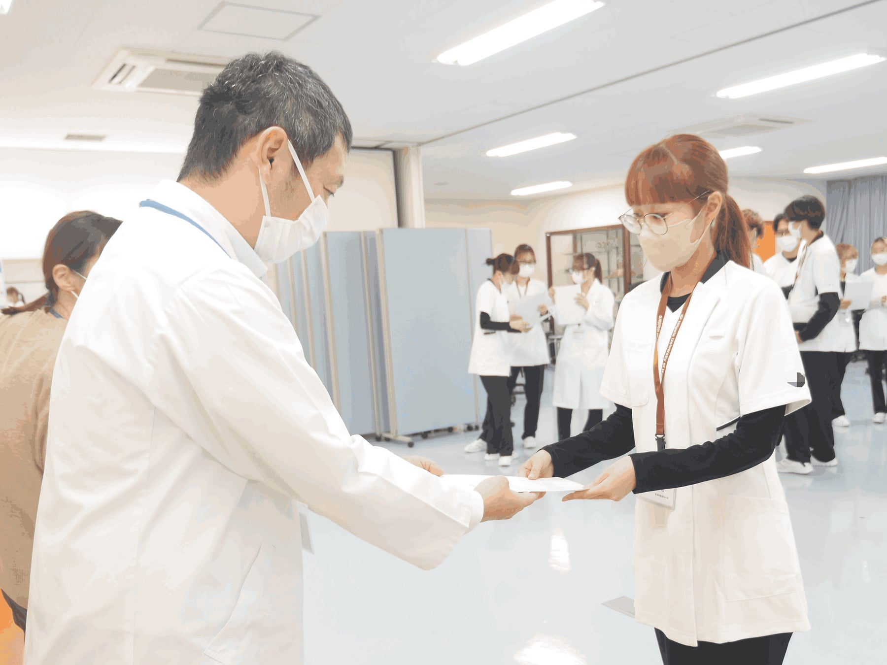 同行援護従業者資格を取得した新潟医療福祉大学の学生