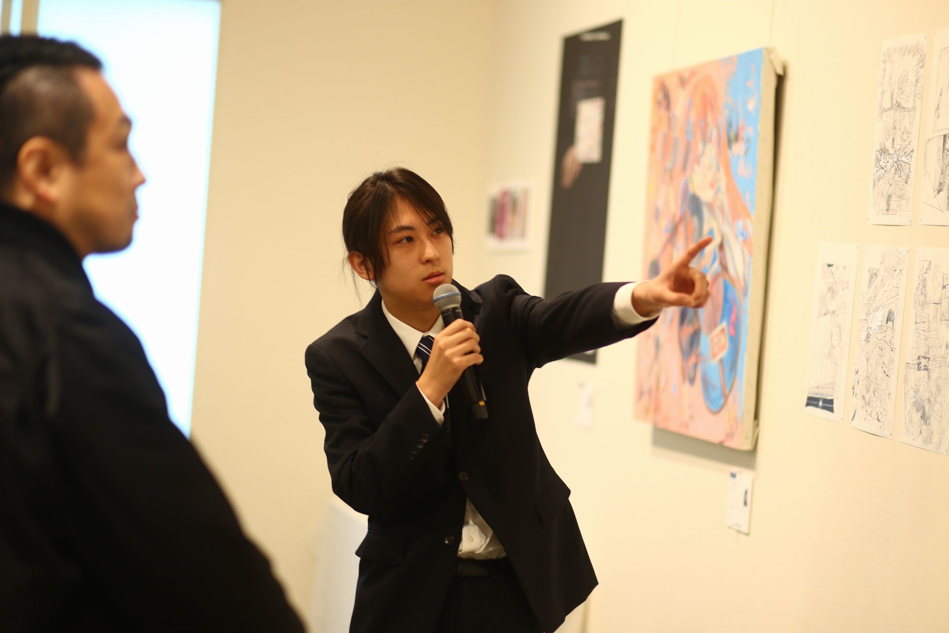 2024年度NCADデザイン展の様子