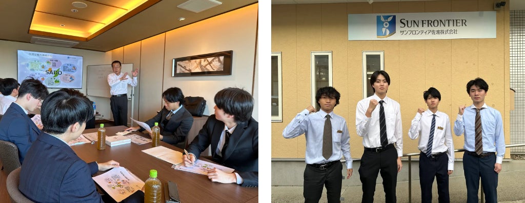 新潟総合学院 開志専門職大学事業創造学部によるHOTEL AZUMAで実習の様子