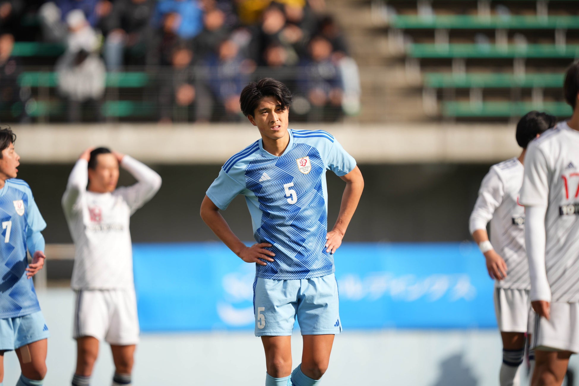 横浜FCへ加入が内定した新潟医療福祉大学男子サッカー部の細井響選手