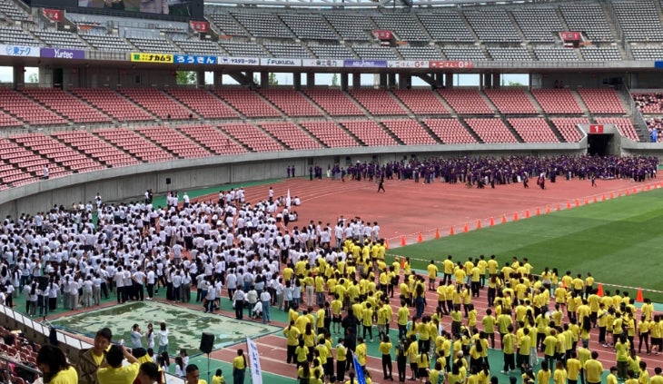 NSGカレッジリーグの大運動会の様子